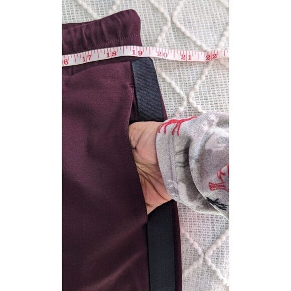 Paige Men's Hutton Slim Fit Track Joggers Sweatpants Pants in Currant Size L - Picture 9 of 13